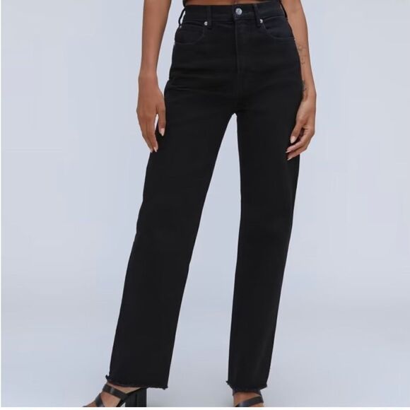 NWT Everlane The Way-High Jean Black 26 Crop - Picture 2 of 7